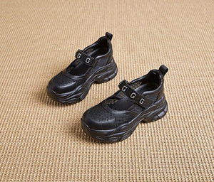 Slip on Platform Black Sneakers