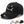 Baseball cap with a smile face embroidery and adjustable strap