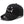 Baseball cap with a smile face embroidery and adjustable strap