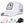White trucker cap with an XX smiley face patch and mesh back