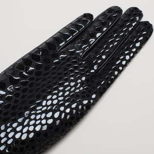 Snakeskin Pattern Techwear Winter Gloves
