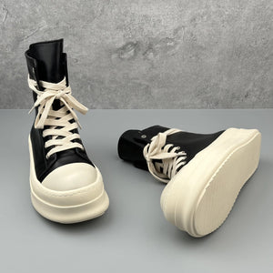 Sneakers Lace Up Men Boot Black