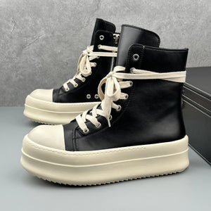Sneakers Lace Up Men Boot Black