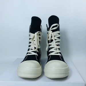 Sneakers Lace Up Men Boots Black
