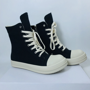 Sneakers Lace Up Men Boots Black