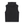 Back of the Snow Washed Gothic Hooded Vest laid flat, left plain with the hood down over the yoke seam