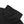 Hood of the Snow Washed Gothic Hooded Vest seen from above, its panel seams and faded washed black