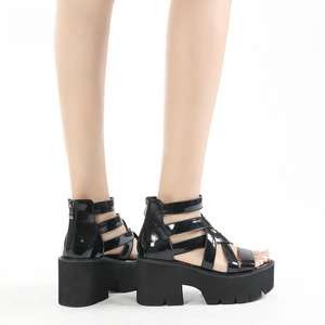 Soft Leather Chunky Sandals