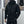 Black soft shell techwear jacket with fleece lining