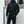 Black soft shell techwear jacket with fleece lining