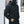 Black soft shell techwear jacket with fleece lining
