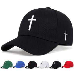 Plain solid black baseball cap with a curved brim
