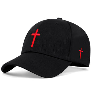 Plain solid black baseball cap with a curved brim