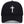 Plain solid black baseball cap with a curved brim