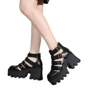 Solid Color Sandals Shoes Y2K
