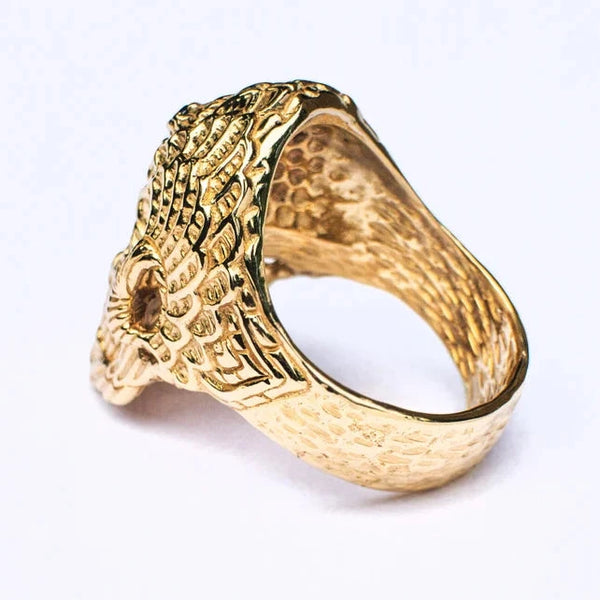 Solid Gold Skull Ring