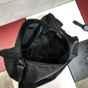 Solid Oxford Crossbody Sling Bag