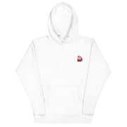 Sweat à capuche blanc sophistiqué et brodé