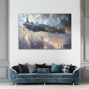 Spaceship Cyberpunk Art | CYBER TECHWEAR®