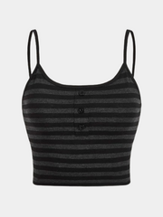 Spaghetti Sleeveless Crop Top