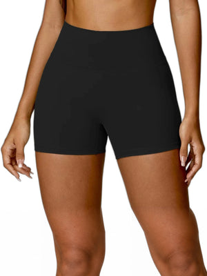 Spandex Booty Shorts - product view on white background