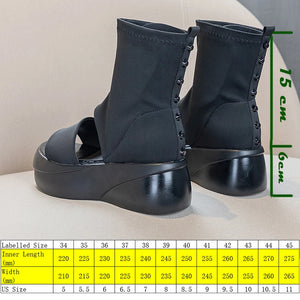 Spandex Chunky Sandals