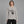 Spider Print Y2K Top – worn by a woman
