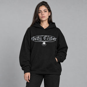 Spider Y2k Hoodie – worn by a woman