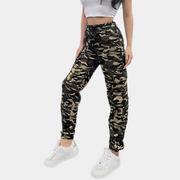 Pantalones cargo deportivos con camuflaje Pantalones deportivos