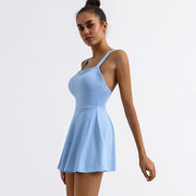 Sport-Kleid-Skort mit Tasche