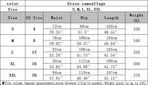 Sporty Camo Cargo Pants