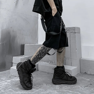 Spring Cargo Shorts Black