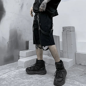 Spring Cargo Shorts Black