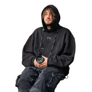 Spring Cotton Techwear Hoodie