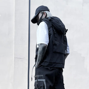 Spring Hooded Cargo Vest