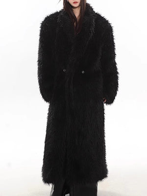 Spring Jacket Faux Fur Warm