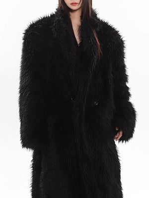 Spring Jacket Faux Fur Warm