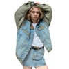 Spring Jacket Women Denim Patchwork