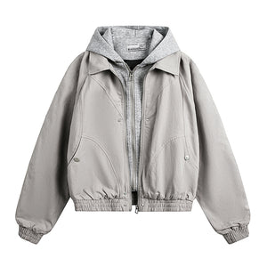 Spring Jacket Women Double Zipper