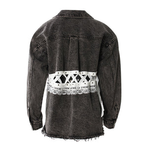 Spring Jacket Women Fashion Ribbon