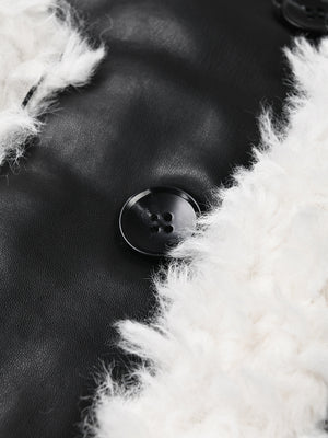 Spring Jacket Women Fur Integrated