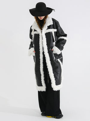 Spring Jacket Women Fur Integrated
