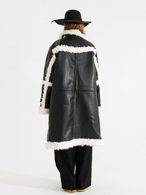 Spring Jacket Women Fur Integrated