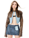 Spring Jacket Women PU Leather