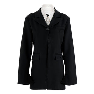 Spring Jacket Women Single Button Suit