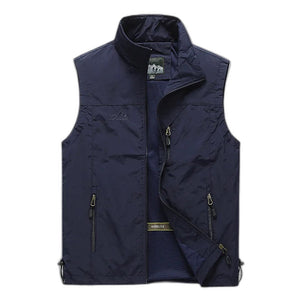 Spring New Cargo Vest - product view on white background