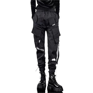 Spring Reflective Cyberpunk Pants