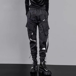Spring Reflective Cyberpunk Pants