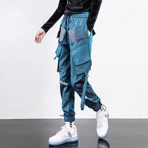Spring Reflective Cyberpunk Pants