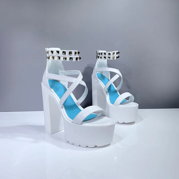 Square Heel Chunky Sandals